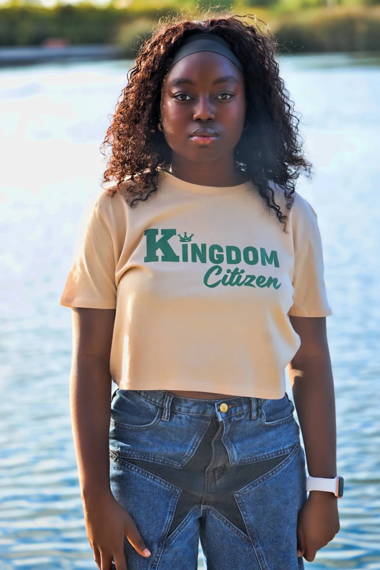 Kingdom Citizen Christian Cropped Tee